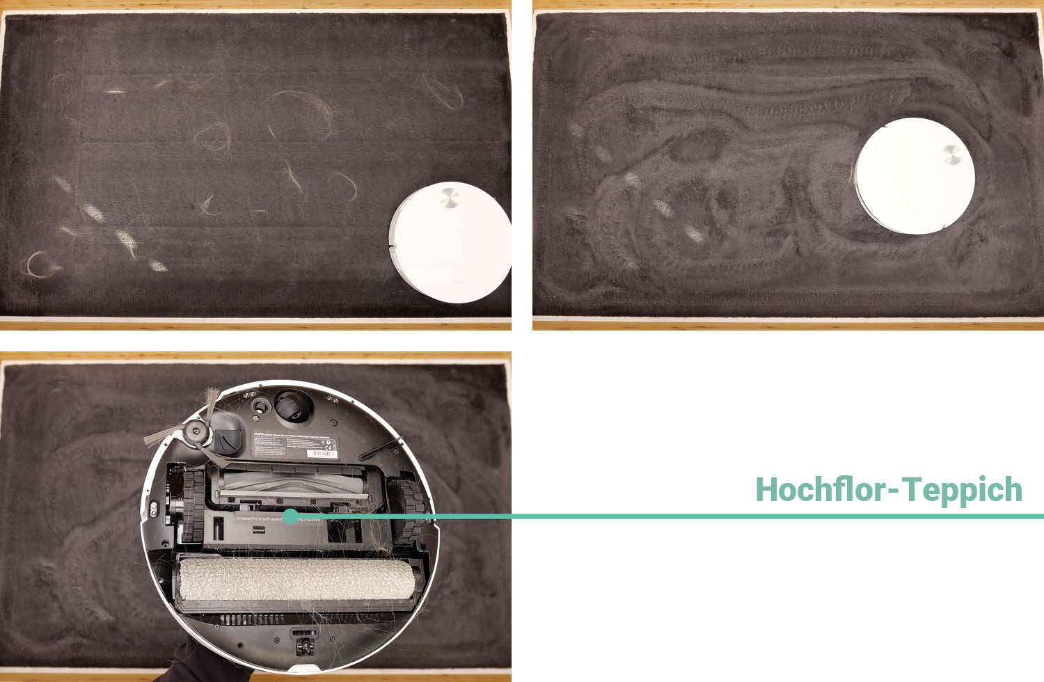 MOVA S70 Roller Saugen Haare hochflor