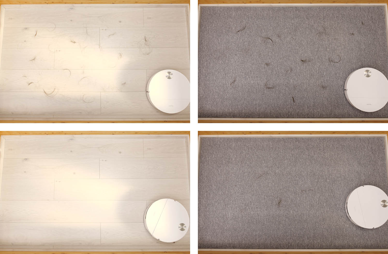 MOVA S70 Roller Saugen Haare