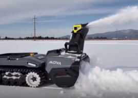 MOVA Snow Blower | Riesiger Schneeroboter gesichtet