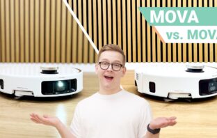 Der MOVA Z60 UltraRoller StandAlone Saugroboter mit dem MOVA V50 Ultra Complete Saugroboter im Vergleichstest bei SmarthomeAssistent