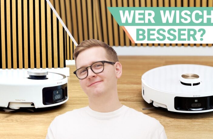 Der MOVA Z60 Ultra Roller StandAlone im Vergleichstest mit dem Dreame L40s Pro Ultra bei SmarthomeAssistent