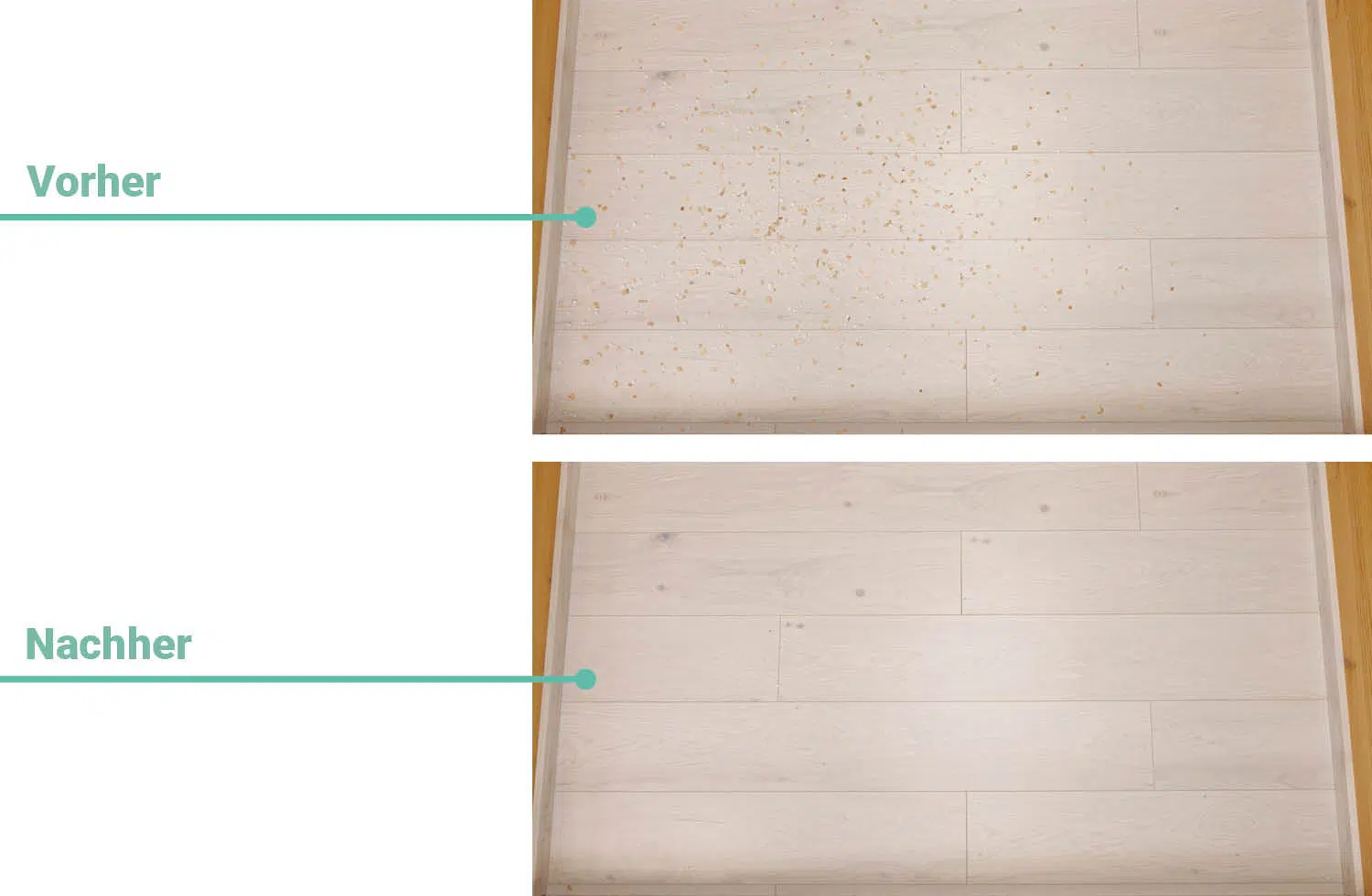 Reinigungsleistung Shark Freestyle Max Hartboden