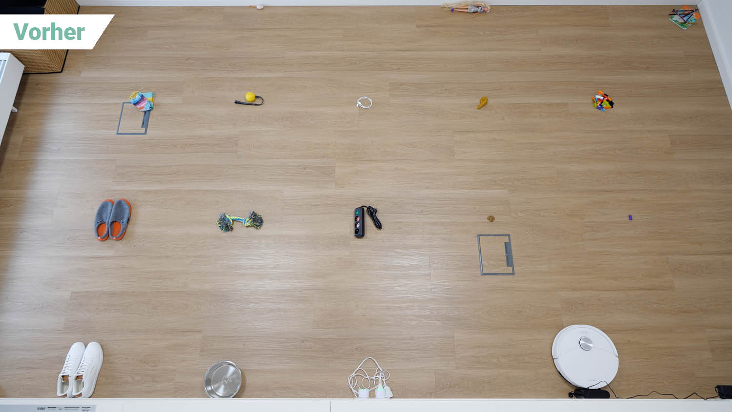 Roborock Q10 S5 Navigation Hindernisse vorher