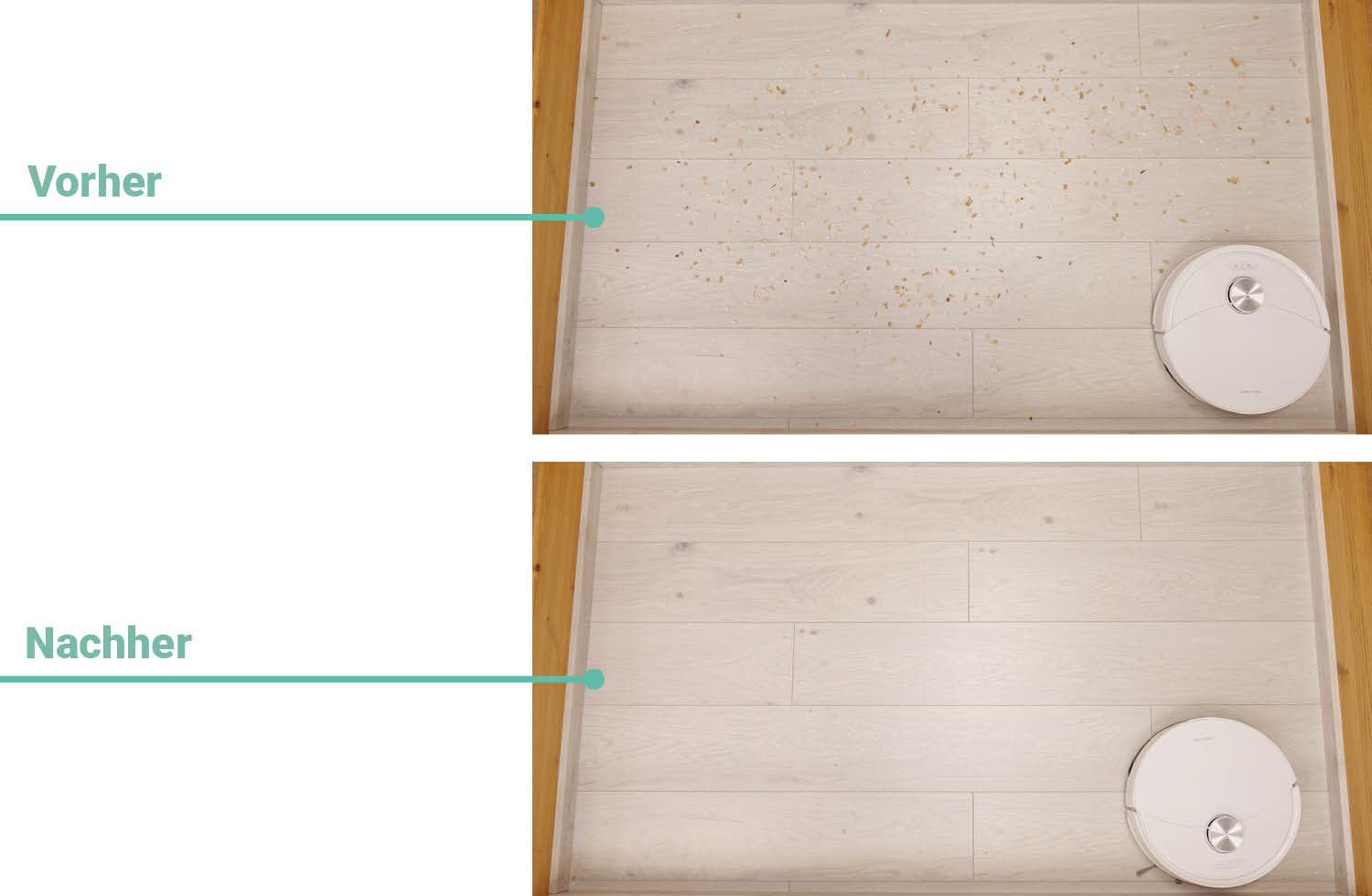 Roborock Q10 S5 Saugen Laminat