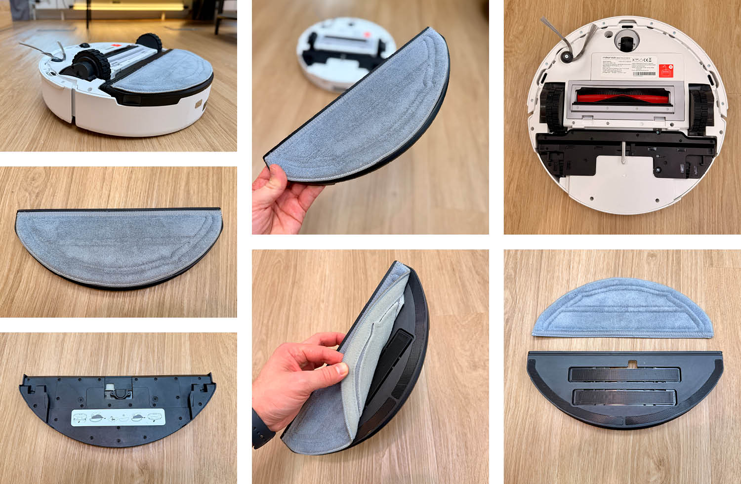 Roborock Q10 S5 Wischpad ablegen