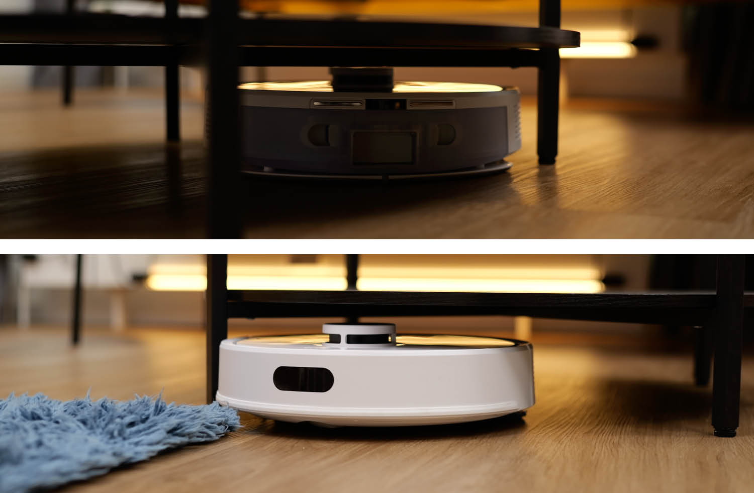 Roborock Q7 L5+ Navigation Praxis flache Möbel