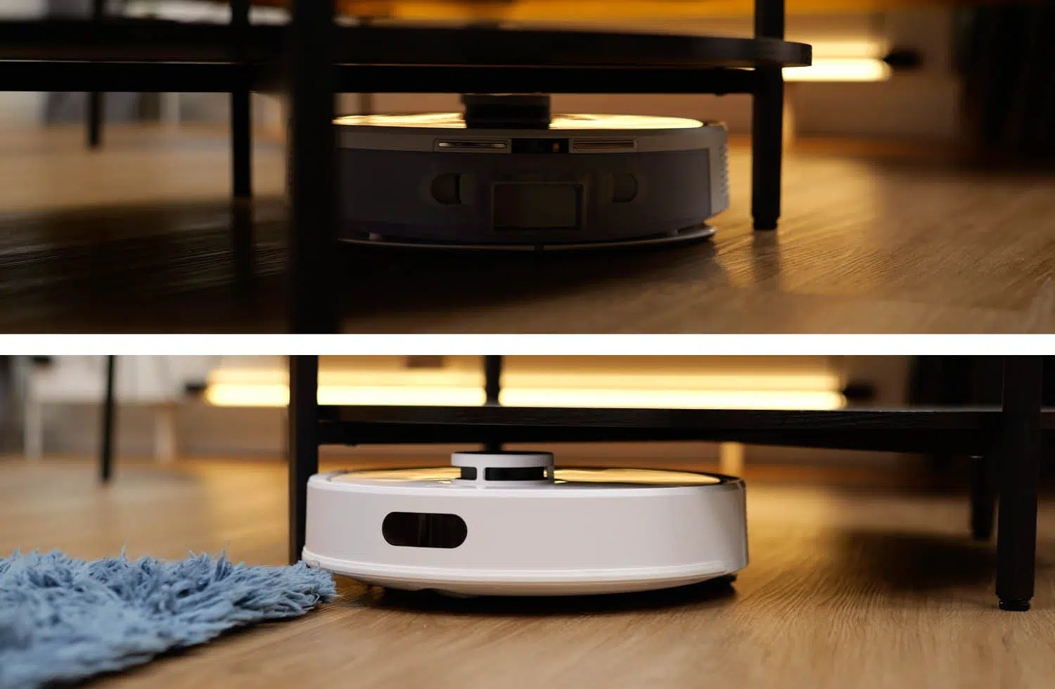 Roborock Q7 L5+ Navigation Praxis flache Möbel