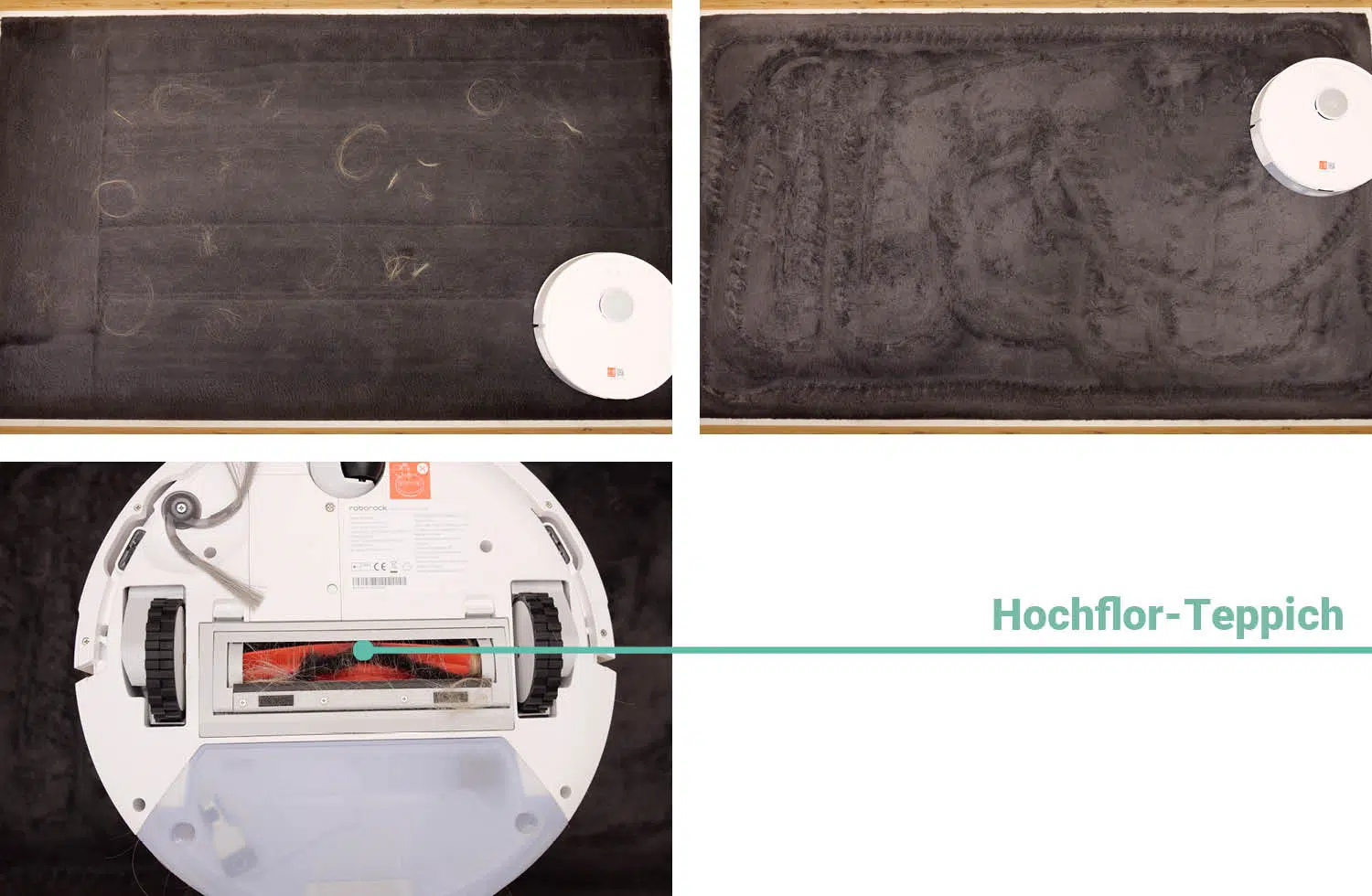 Roborock Q7 L5+ Saugen Haare Hochflor