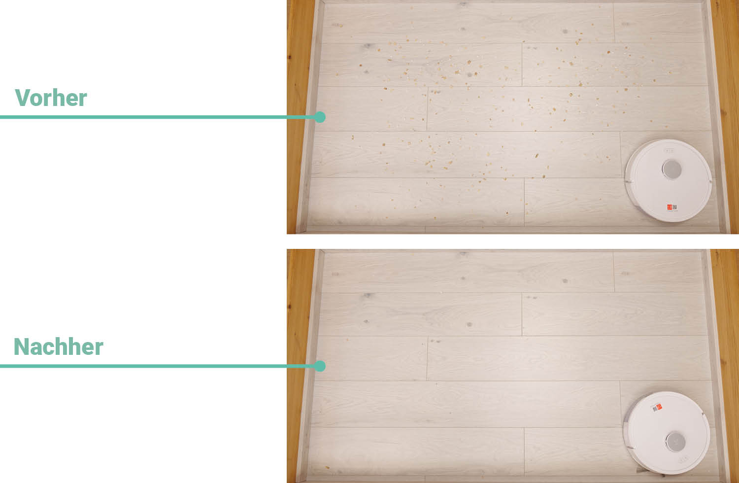 Roborock Q7 L5+ Saugen Laminat