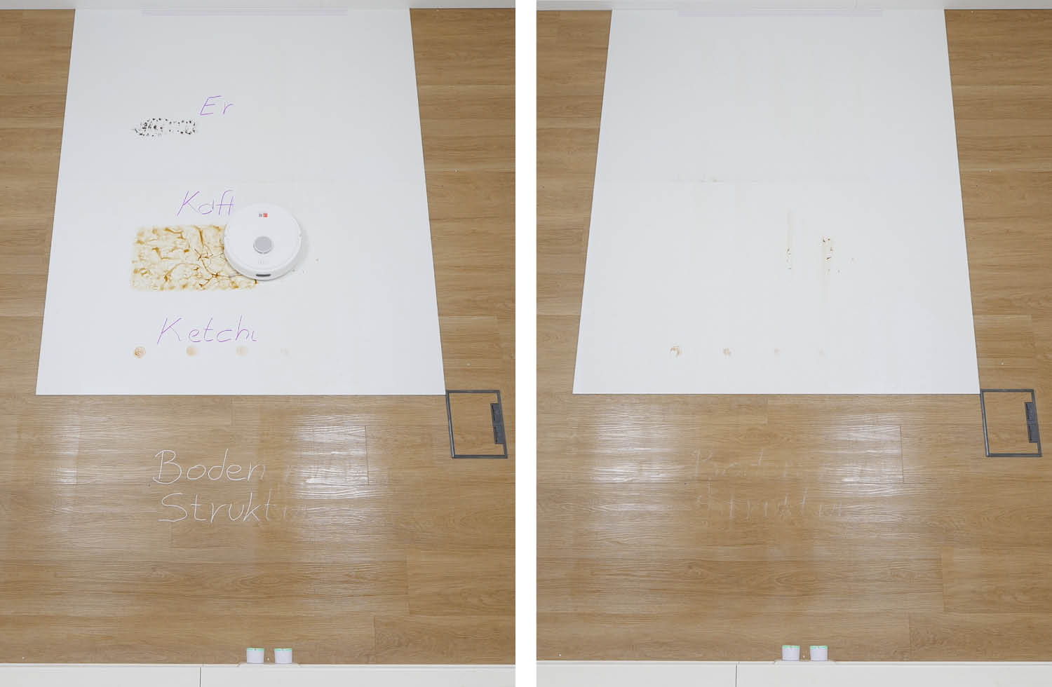 Roborock Q7 L5+ Test Wischen nachher