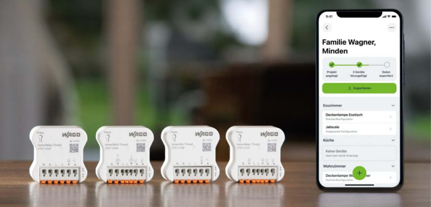 Wago präsentiert Matter-Produkte