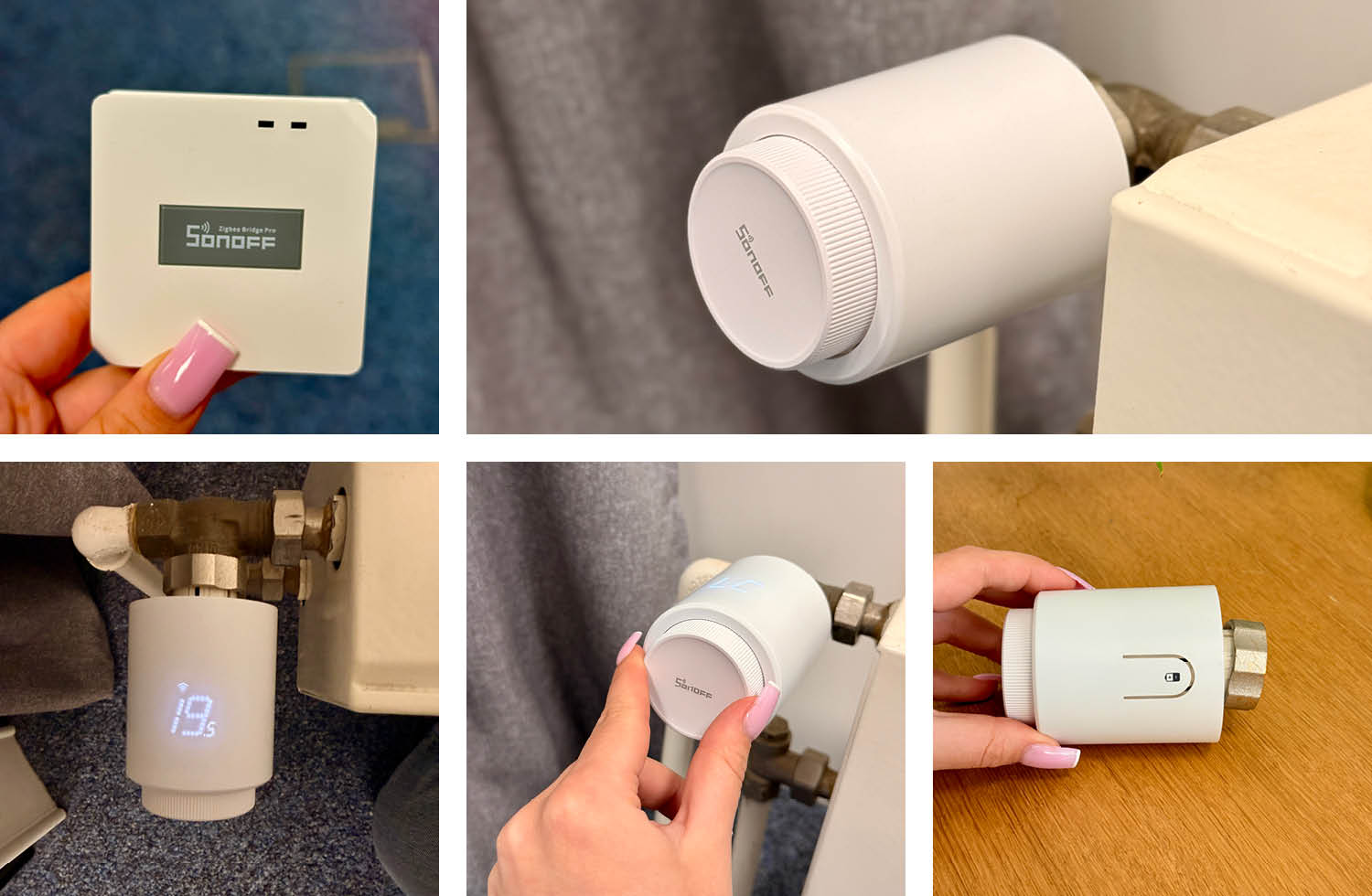 das SONOFF TRVZB Thermostat bei uns im test