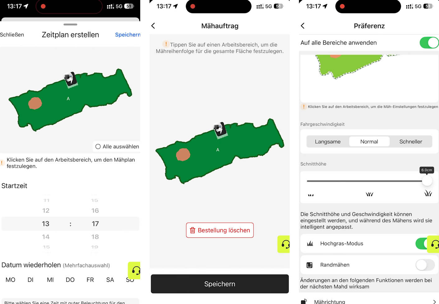 U Mower App für den UBHOME M10
