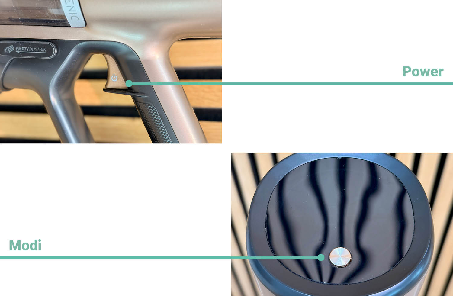 Die Bedienung des Proscenic Akkusaugers