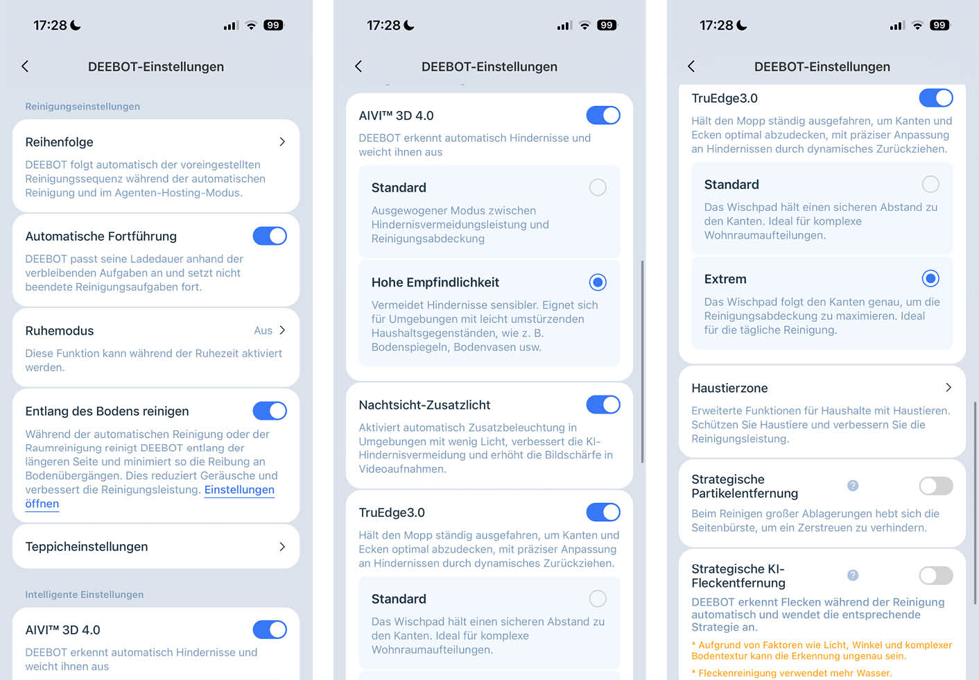 ECOVACS DEEBOT T90 PRO OMNI App Roboter