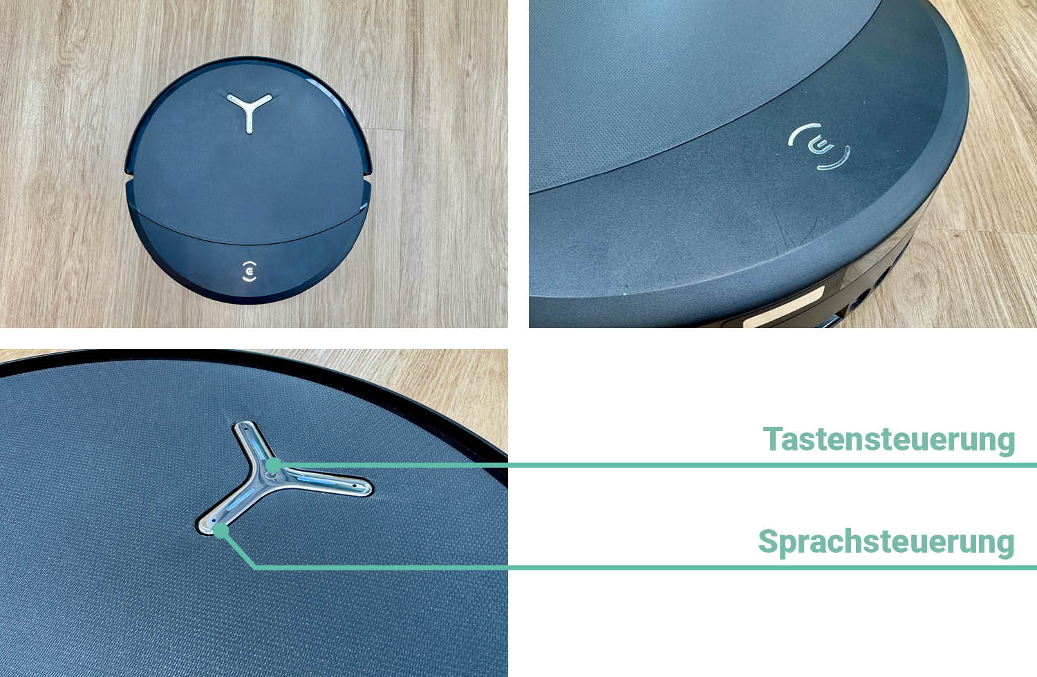 ECOVACS DEEBOT T90 PRO OMNI Design Oberseite