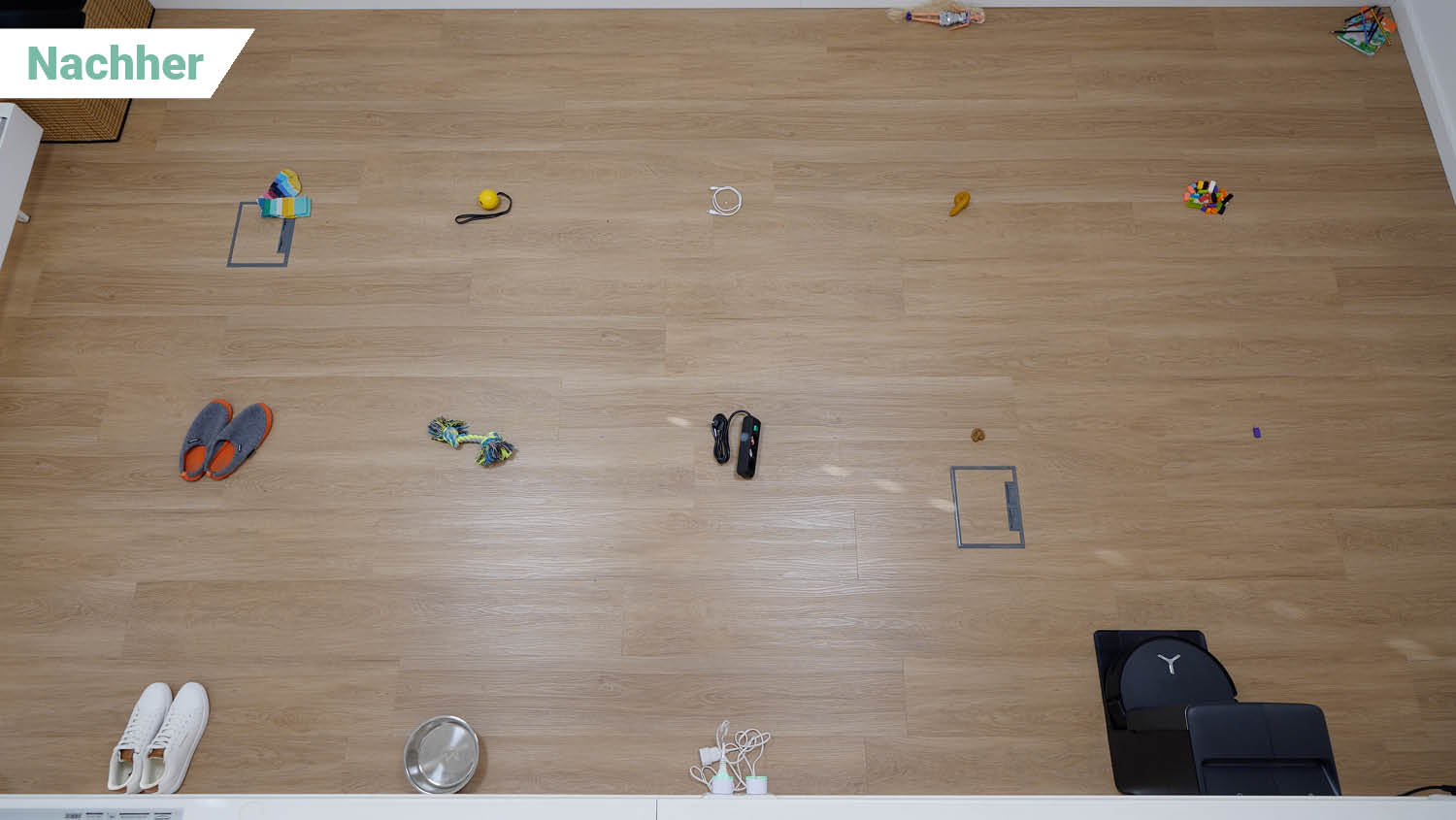 ECOVACS DEEBOT T90 PRO OMNI Navigation Hindernisse Test nachher