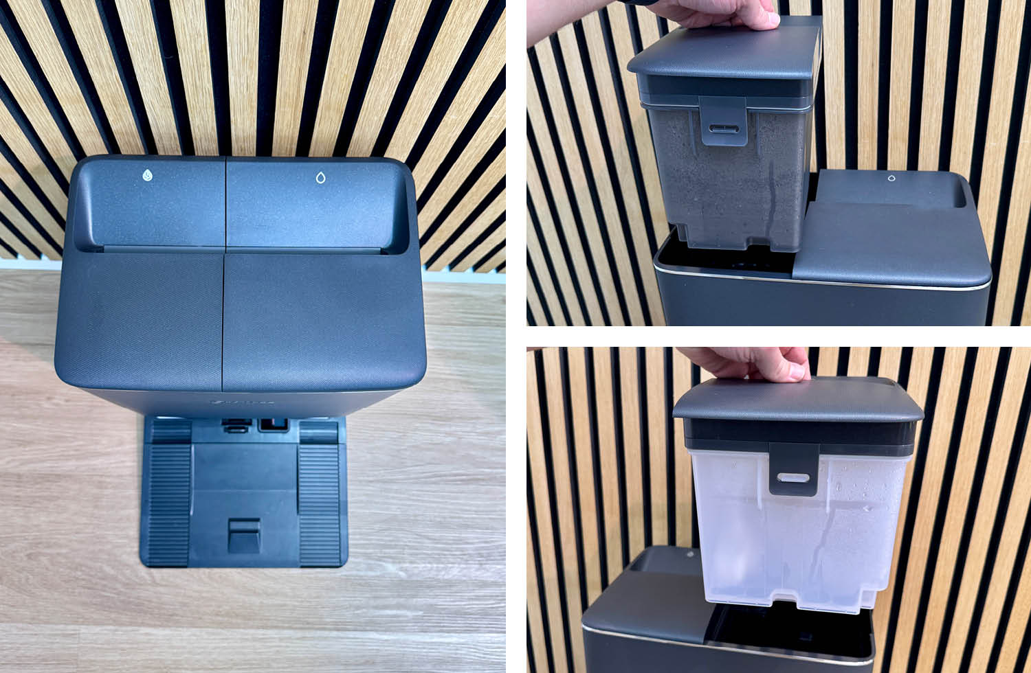 ECOVACS DEEBOT T90 PRO OMNI Reinigungsstation Wassertanks