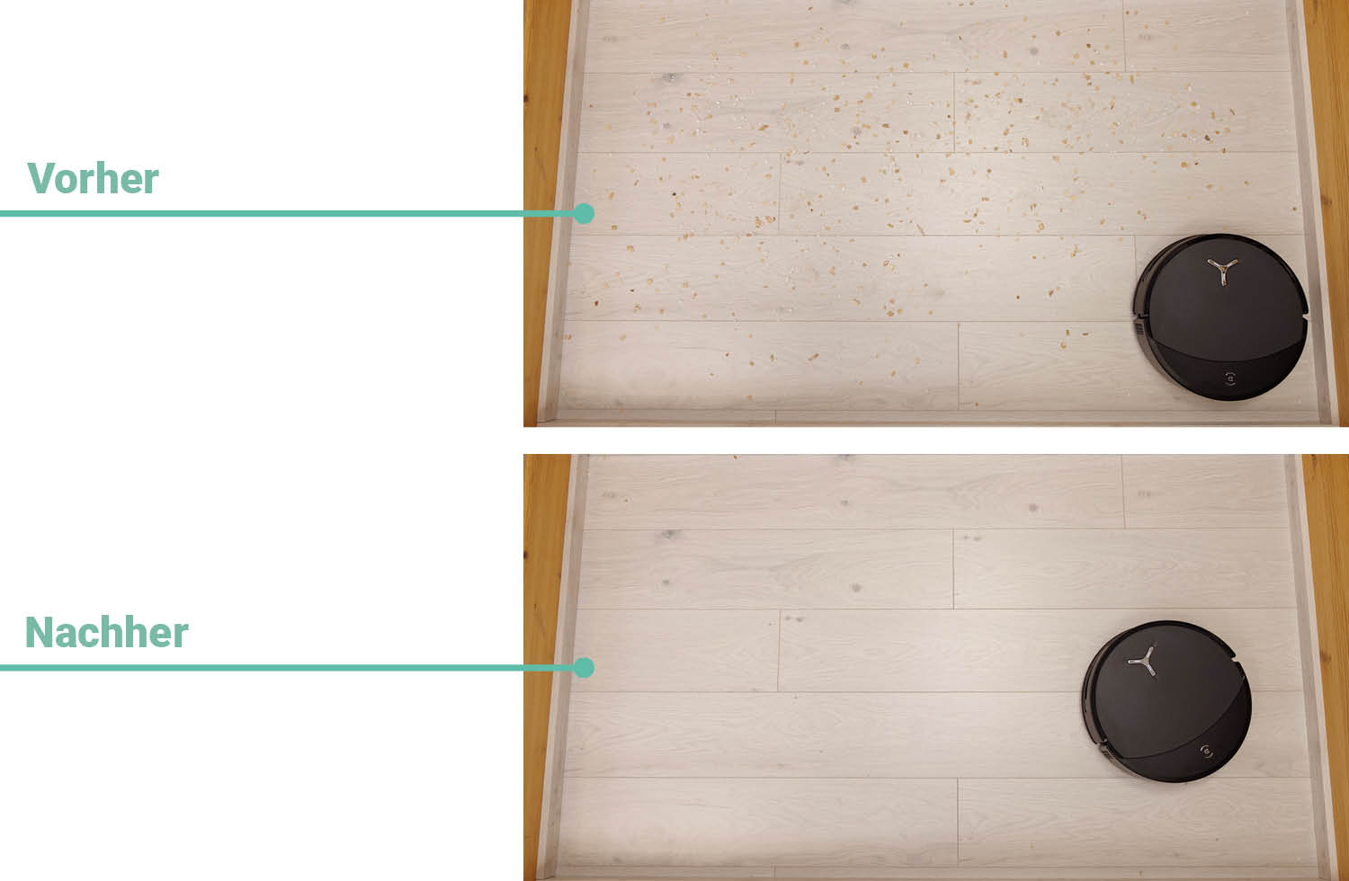 ECOVACS DEEBOT T90 PRO OMNI Saugen Laminat