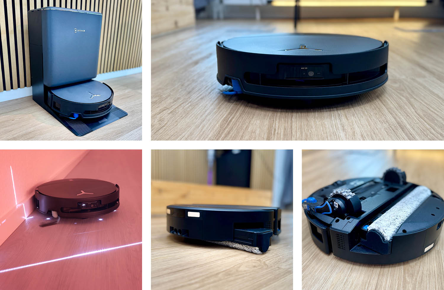 ECOVACS DEEBOT T90 PRO OMNI Test Collage