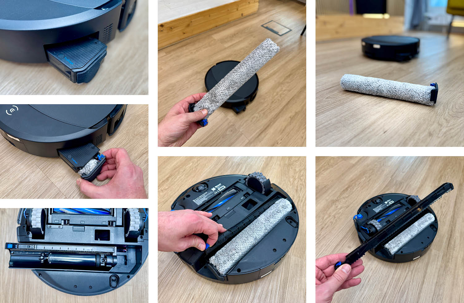 ECOVACS DEEBOT T90 PRO OMNI Wischwalze ausbauen