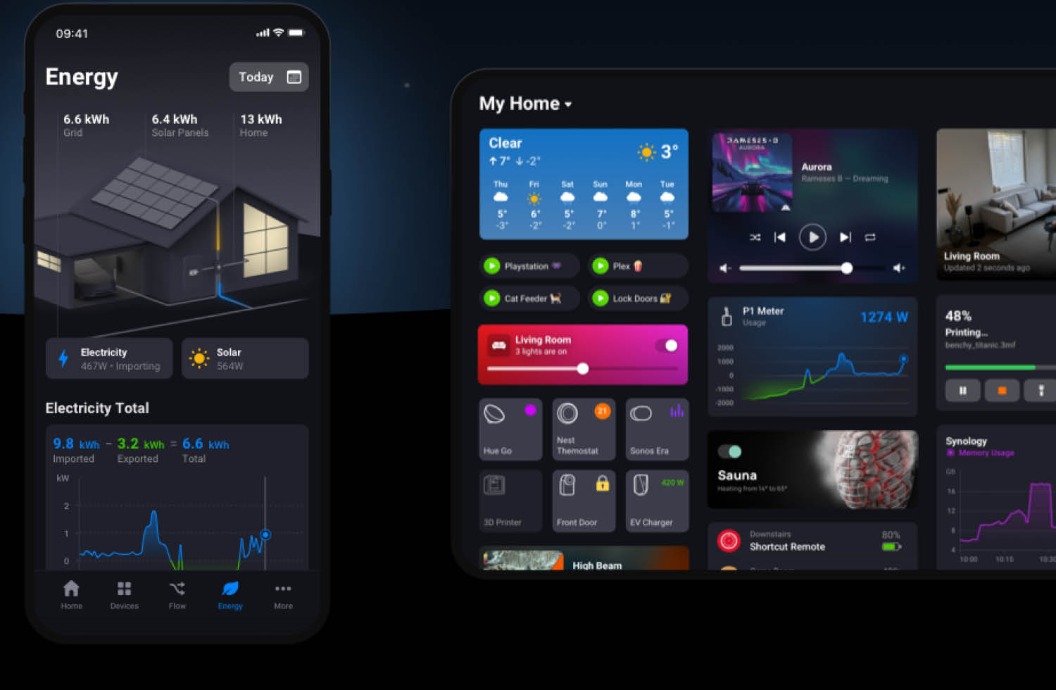 Mehr Matter-Unterstützung in Homey 13.1