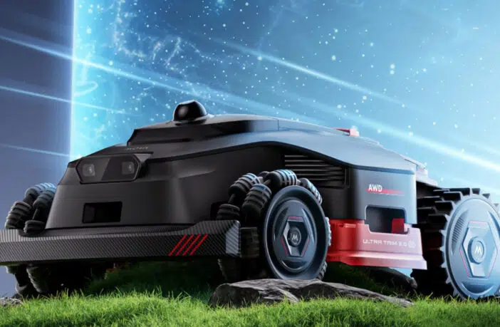 MOVA LiDAX Ultra 2000 AWD Mähroboter, RTK-frei, KI-gestützte automatische Kartierung, 360° 3D-LiDAR und KI-Dual-Vision, 36 V AWD für Steigungen von 80%