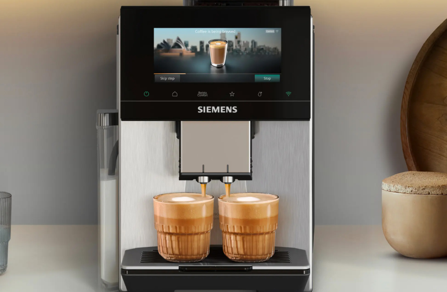 Siemens EQ900 iAroma (TQ923E43) - Design und Display