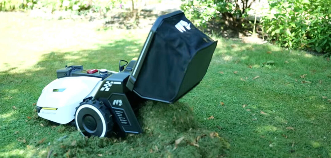 Was passiert beim Mähroboter mit dem Gras?