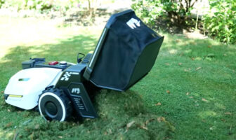 Was passiert beim Mähroboter mit dem Gras?