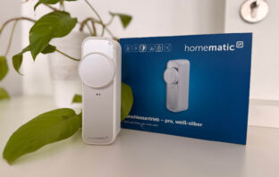 Bei uns im Test Homematic IP Türschlossantrieb Pro