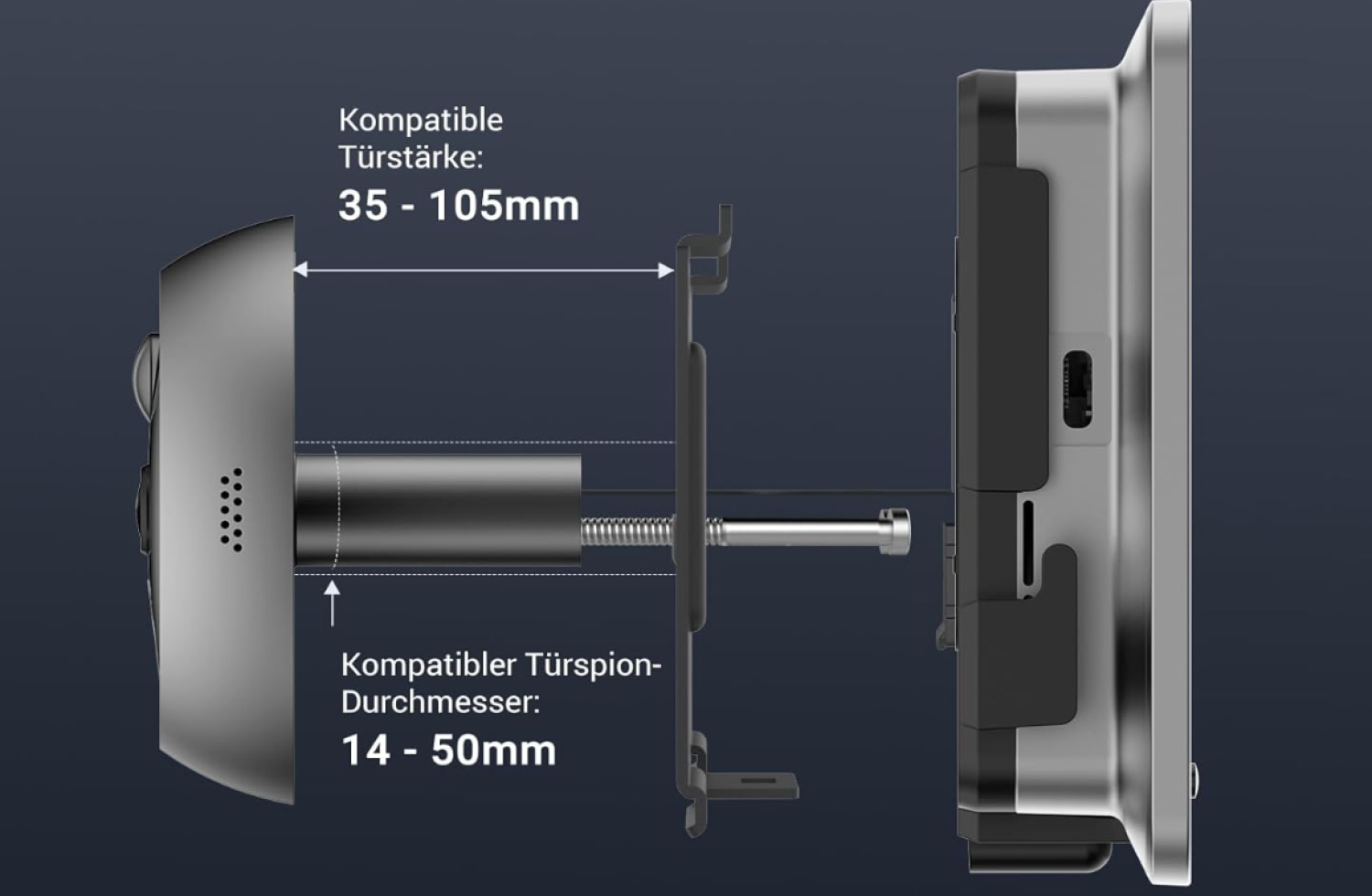 EZVIZ stellt kabellosen 4K-Türspion EP4 mit KI vor