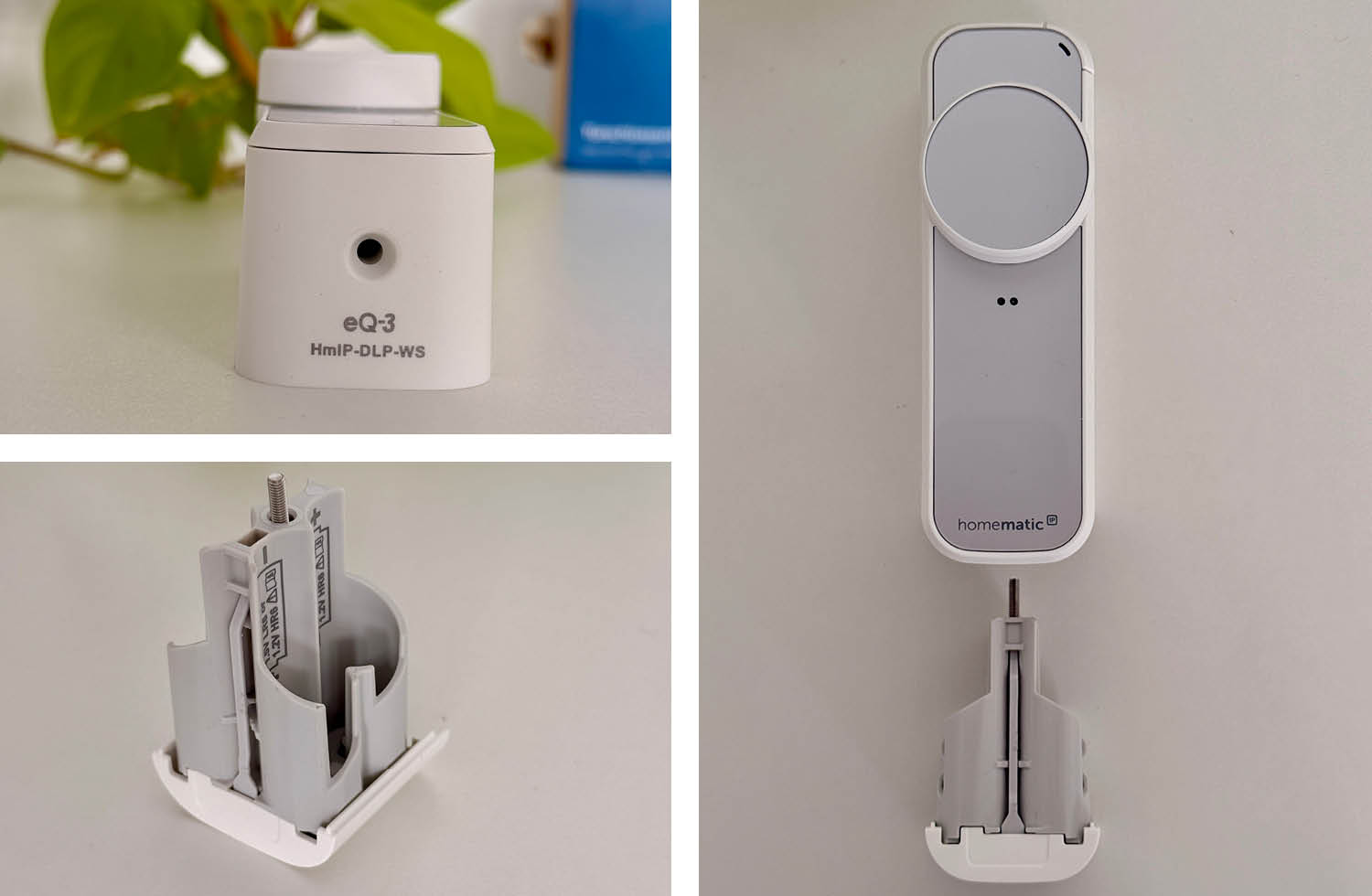 Das Batteriefach des Homematic IP Smart Locks