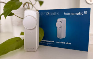 Das Homematic IP Türschlossantrieb Pro bei uns im Test