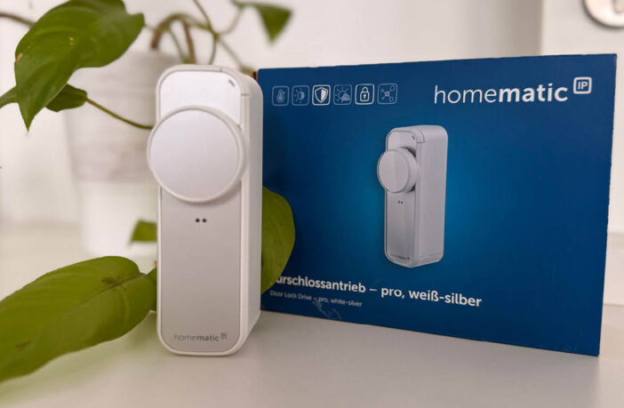 Das Homematic IP Türschlossantrieb Pro bei uns im Test