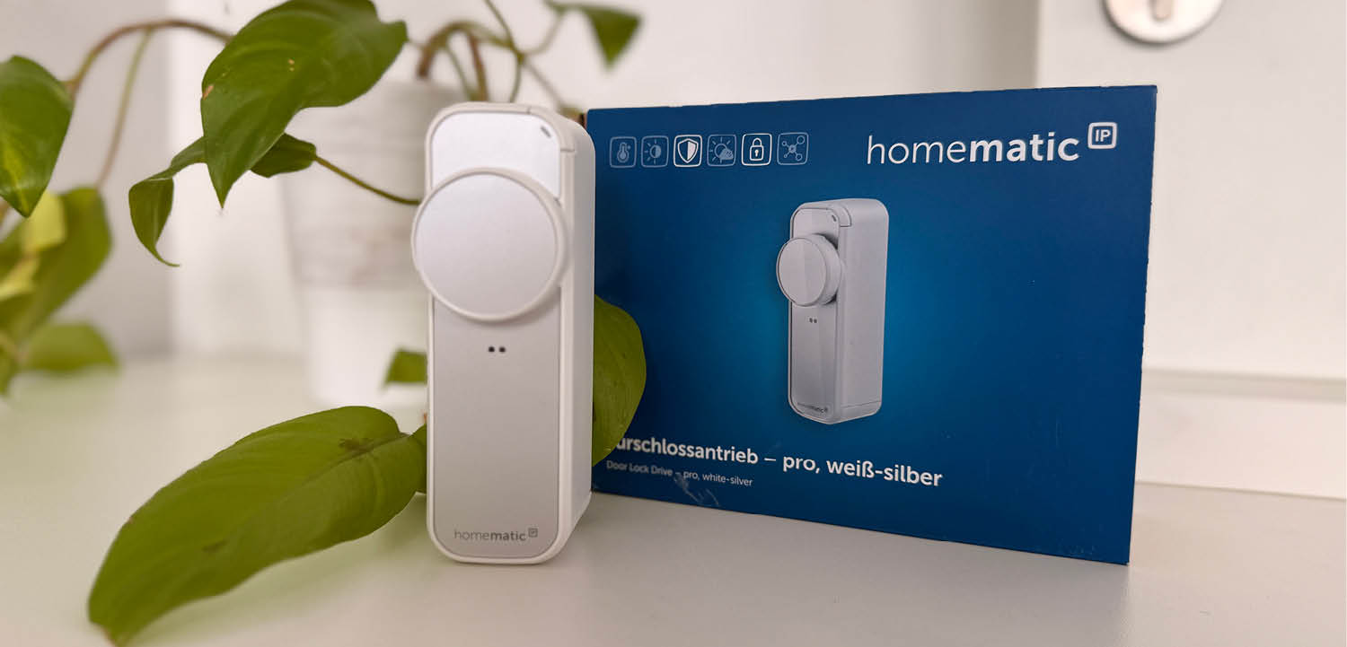 Das Homematic IP Türschlossantrieb Pro bei uns im Test