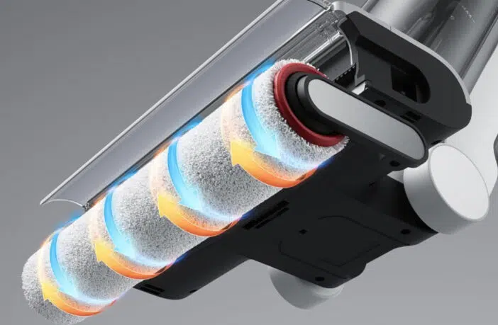 Der Dreame G10 Pro ist ein kabelloser Nass- und Trockensauger für Hartböden. Er saugt und wischt in einem Arbeitsgang und arbeitet dabei mit einem Frischwasser- und Schmutzwassersystem.