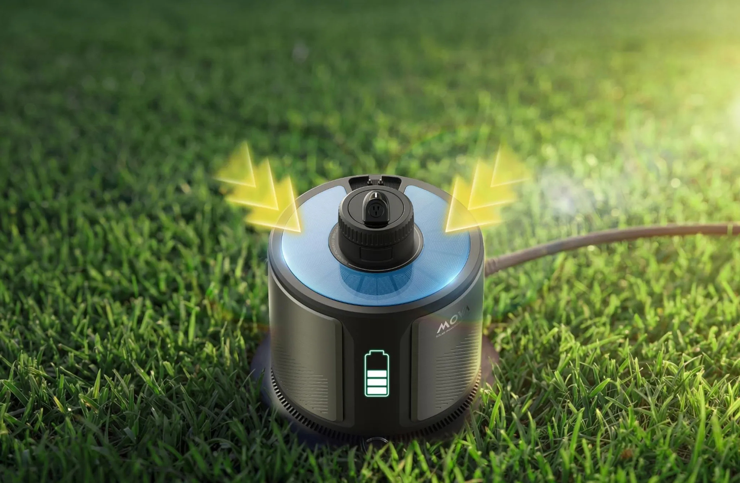 MOVA L10 Intelligenter Rasensprenger mit App & Solar, Automatische Gartenbewässerung