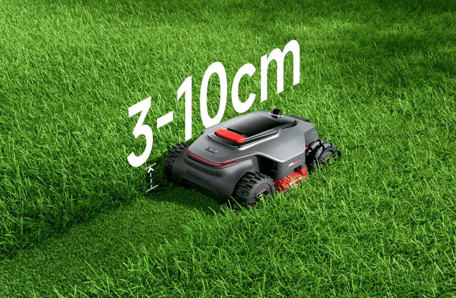 MOVA LiDAX Ultra 2000 AWD Mähroboter, RTK-frei, KI-gestützte automatische Kartierung, 360° 3D-LiDAR und KI-Dual-Vision, 36 V AWD für Steigungen von 80%