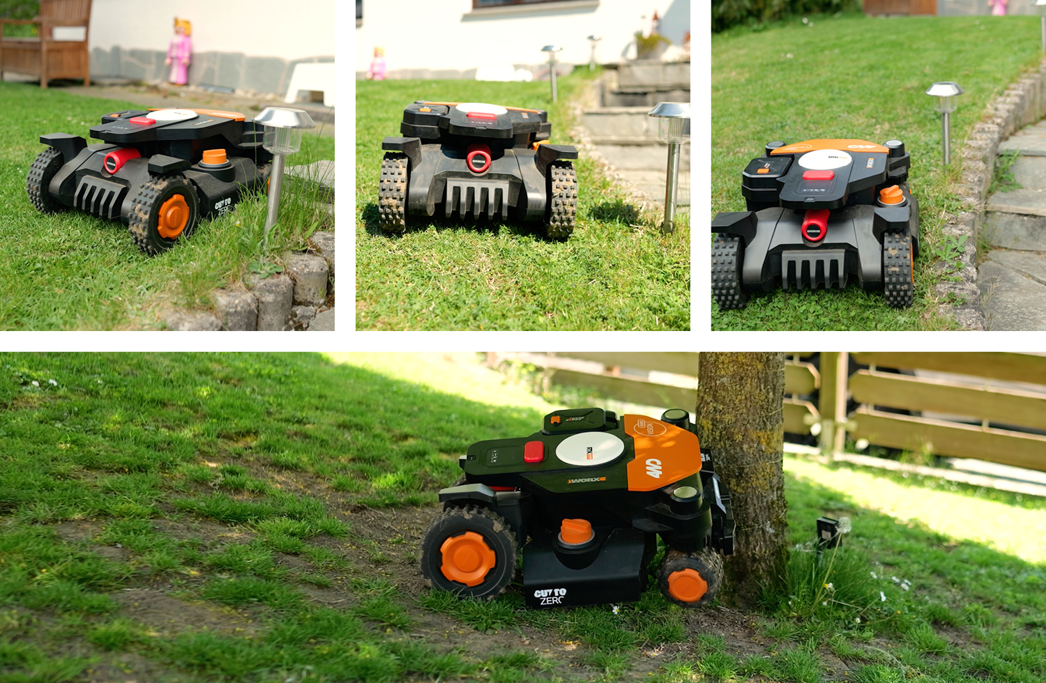 WORX Landroid Vision Cloud 4WD WR341E - Hindernisse Baum und Treppe