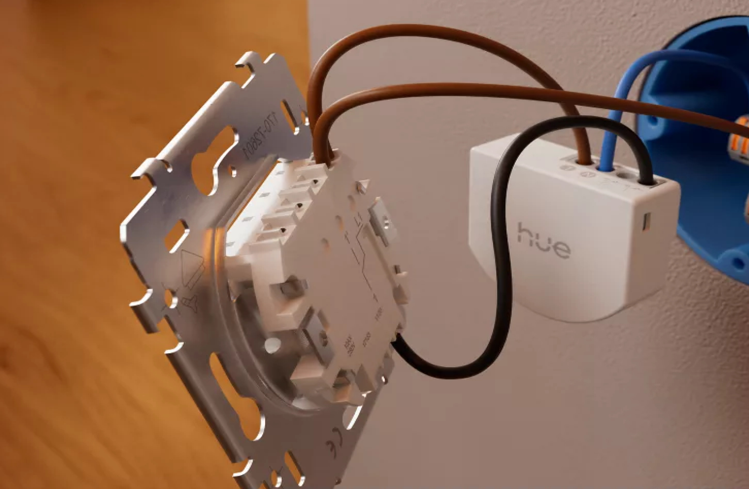 Hue Wandchaltermodul mit Kabel