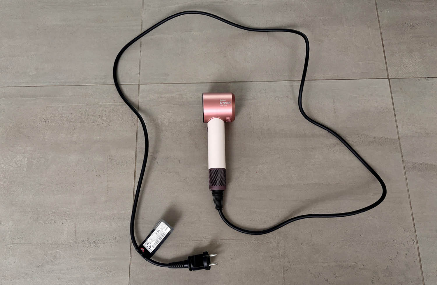 Die Kabellänge des Dyson Supersonic Travel