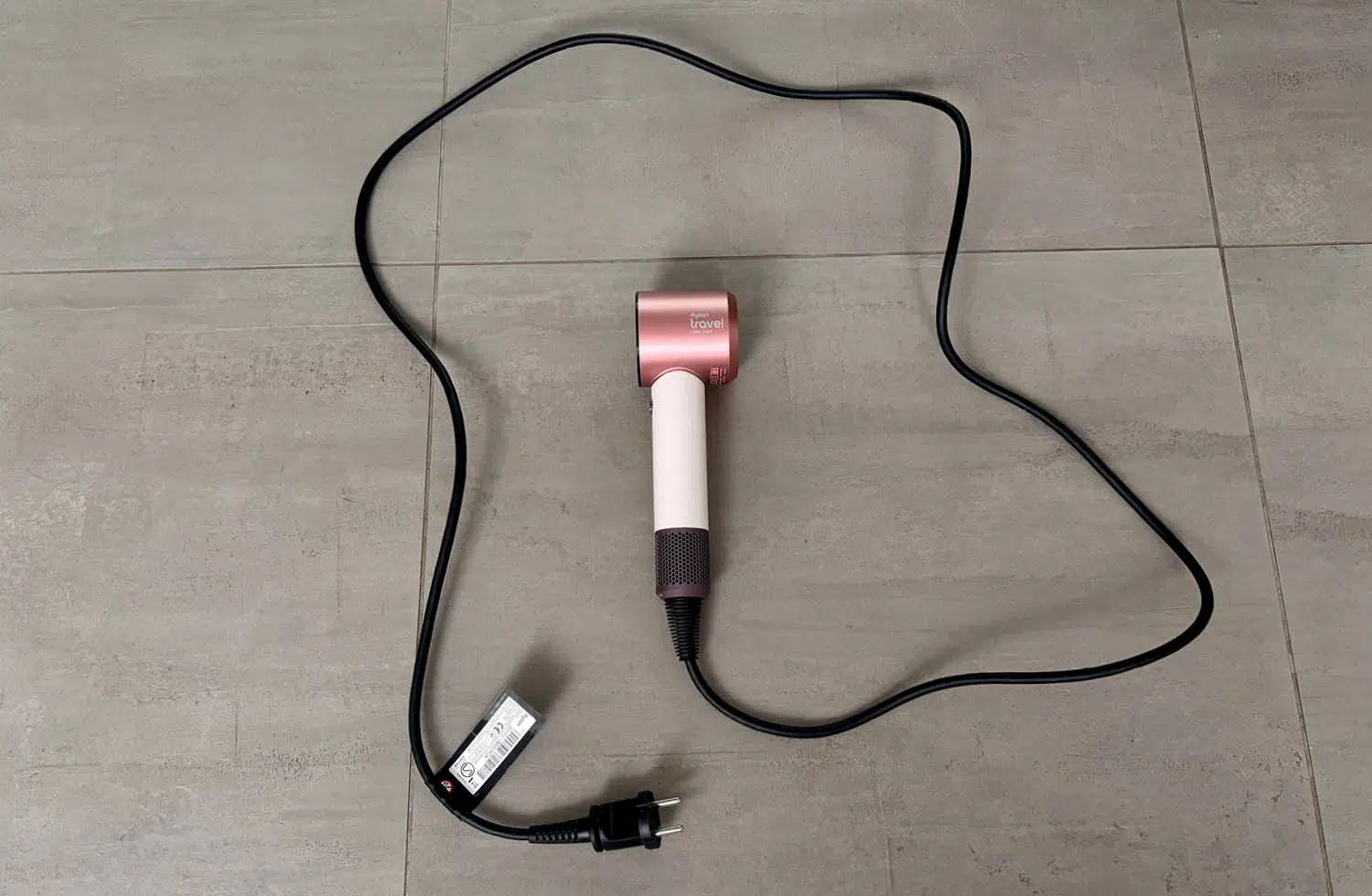 Die Kabellänge des Dyson Supersonic Travel