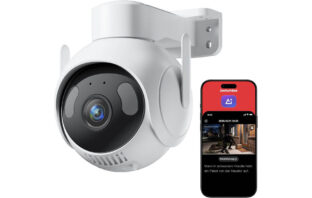 Die neue SwitchBot Outdoor Pan:Tilt Cam 3K