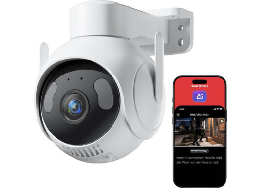 SwitchBot Outdoor Pan/Tilt Cam 3K | Ab sofort erhältlich!
