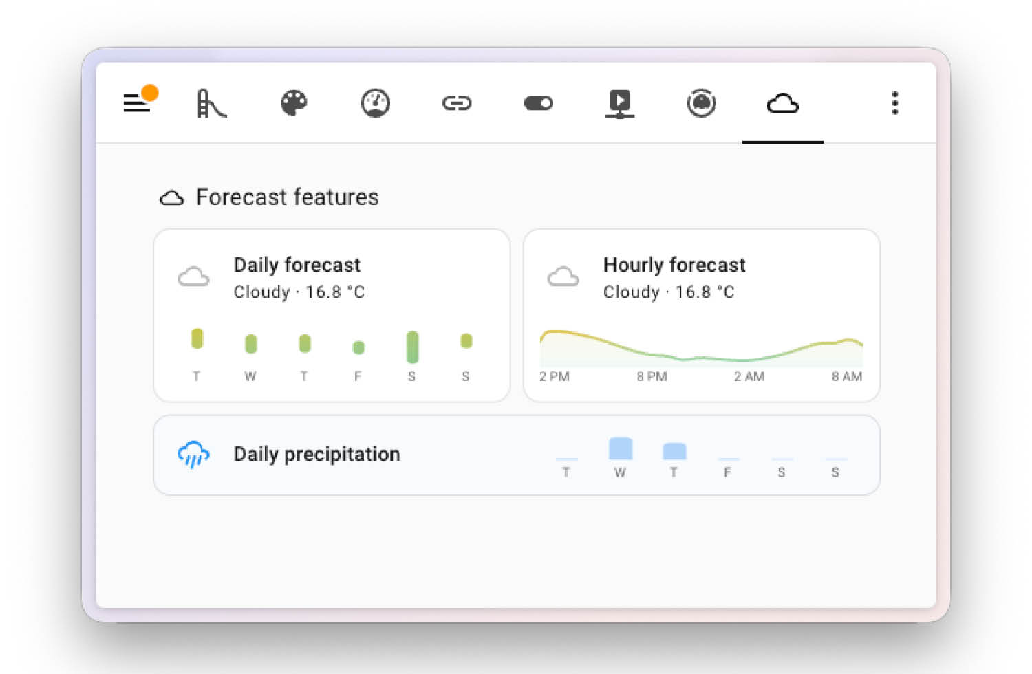 Home Assistant 2026.6 Wetterkachel