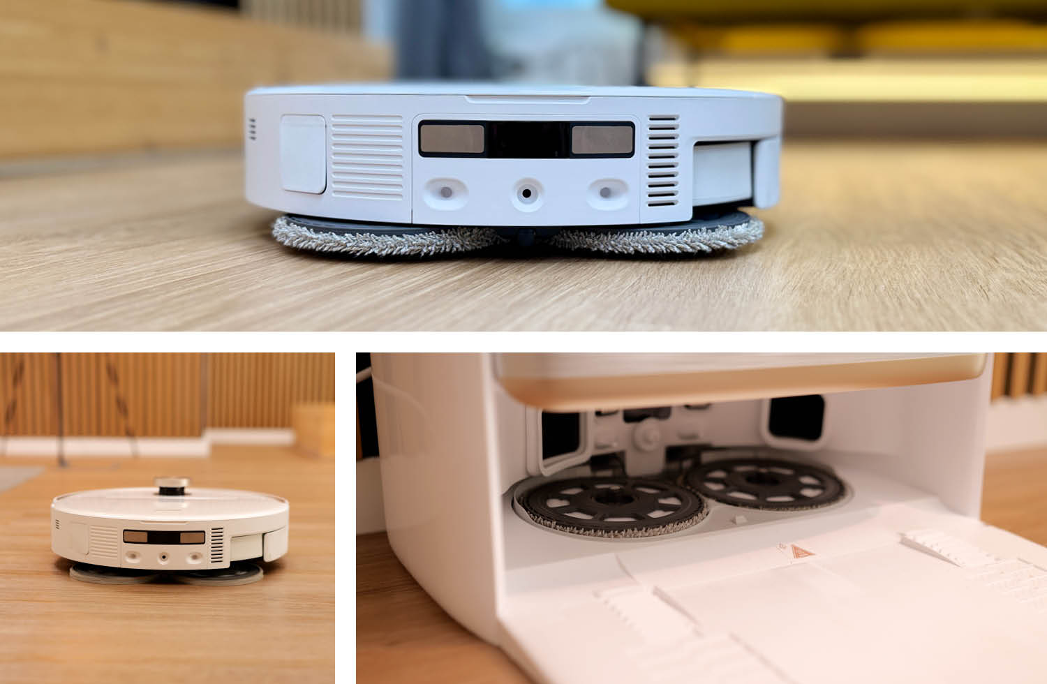 MOVA V70 Ultra Complete X Design Maxireachx wischmopp anheben zurücklassen
