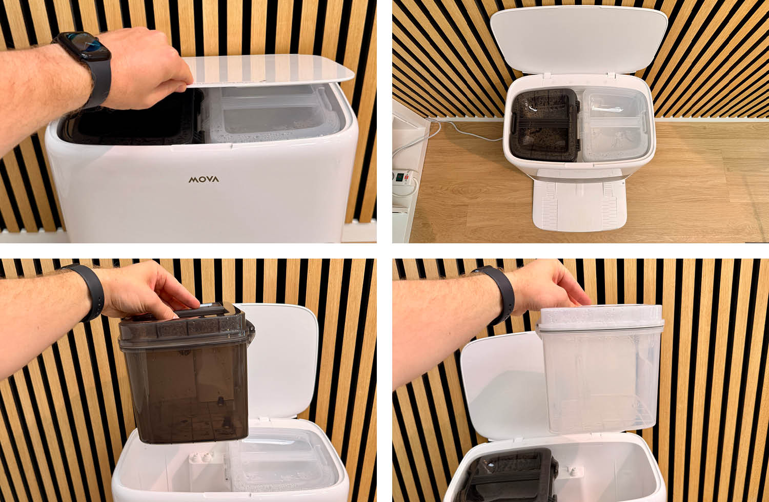 MOVA V70 Ultra Complete X Reinigungsstation Wassertanks