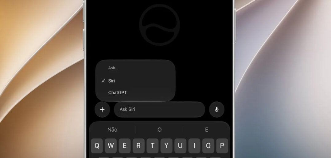 ChatGPT lässt sich direkt in der neuen Siri-App auswählen