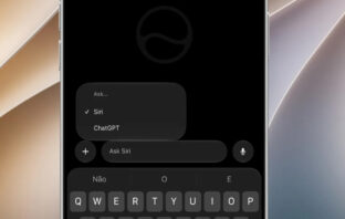 ChatGPT lässt sich direkt in der neuen Siri-App auswählen